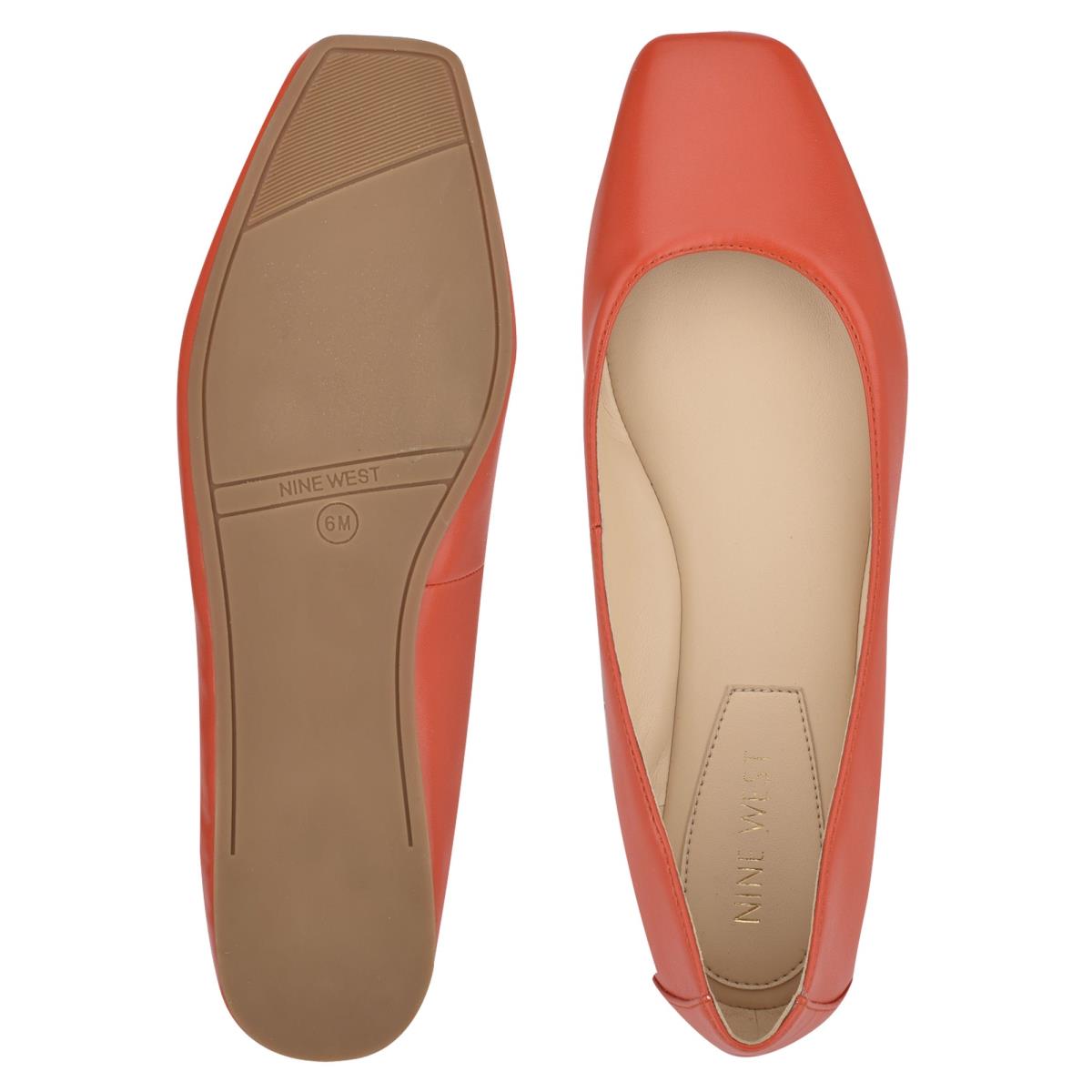 Ballerinas Nine West Alena Square-Toe Mujer Naranjas | 0963FEUOD