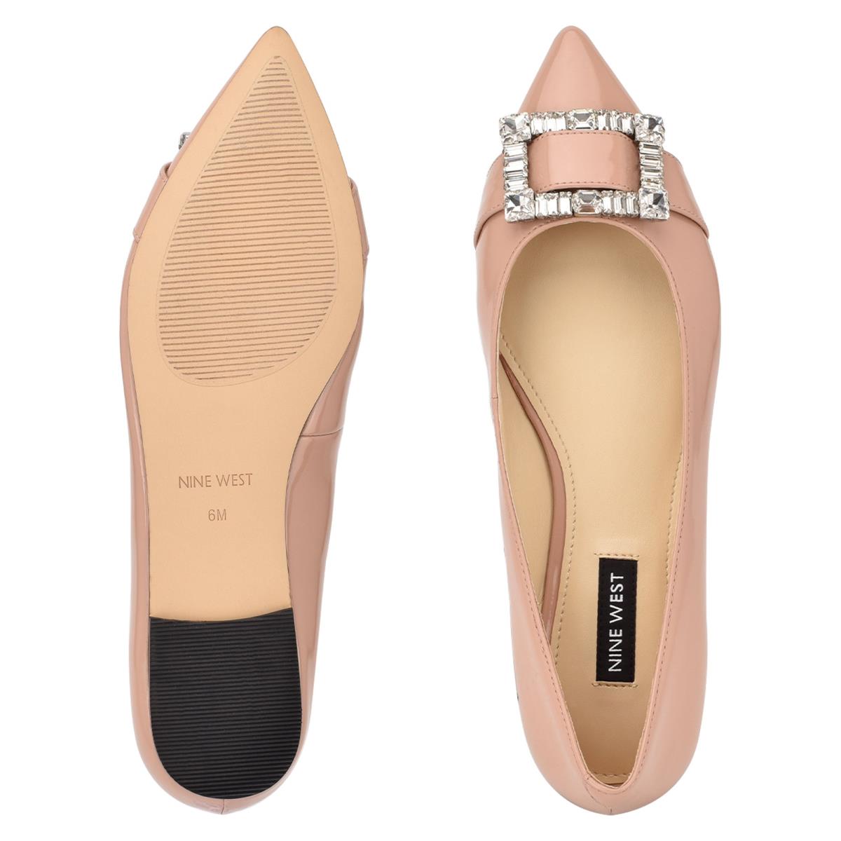 Ballerinas Nine West Behold Dress Mujer Beige Claro | 7460JGNOY