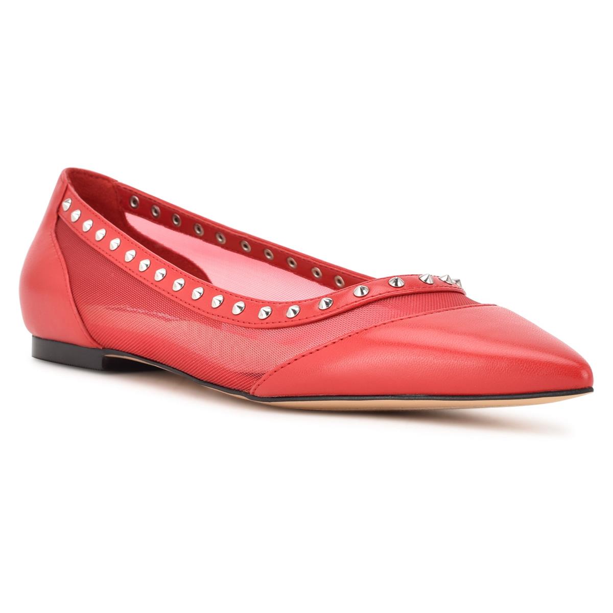 Ballerinas Nine West Bizzie Pointy Toe Mujer Rosas | 3109VXMNA