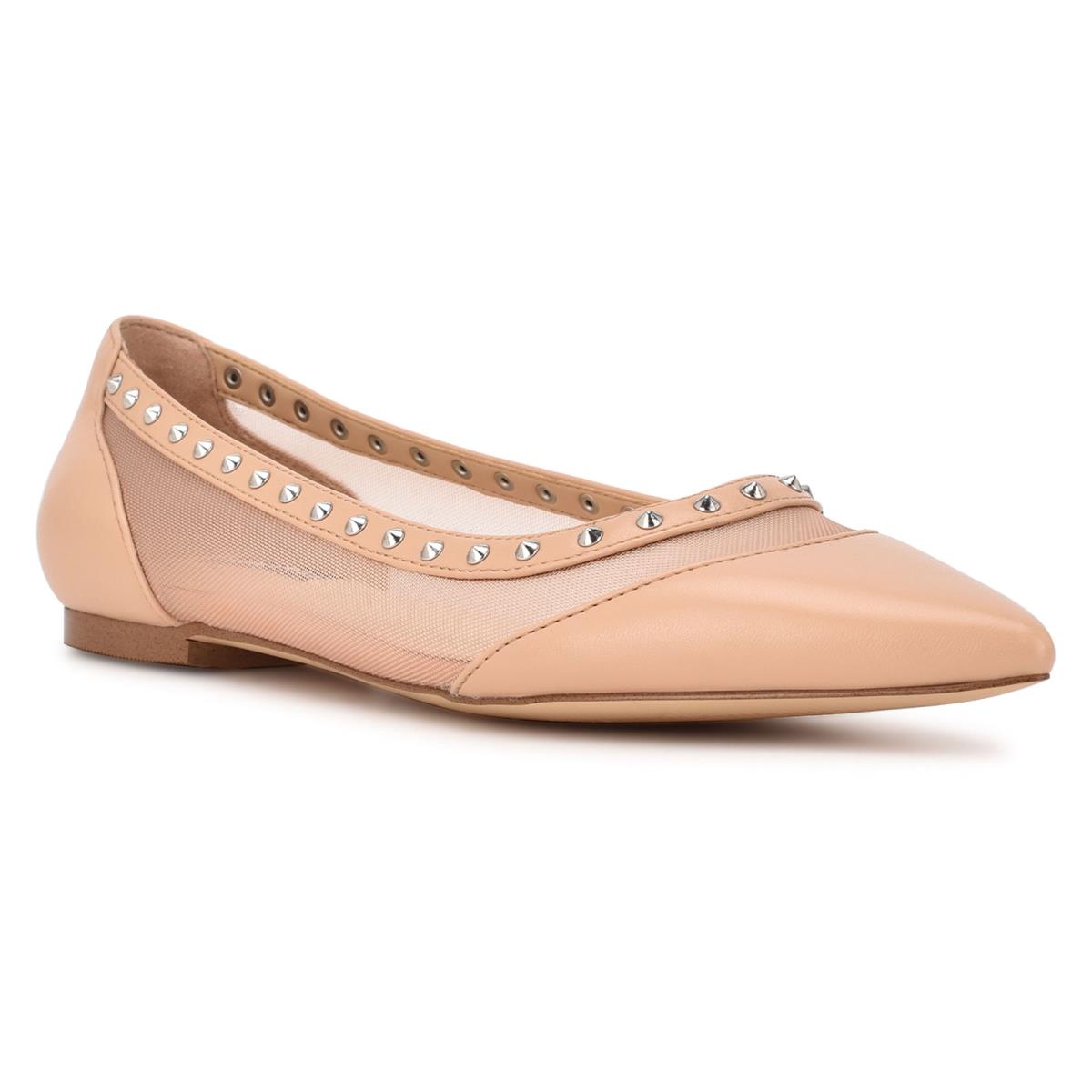 Ballerinas Nine West Bizzie Pointy Toe Mujer Rosas | 4615DLQEF