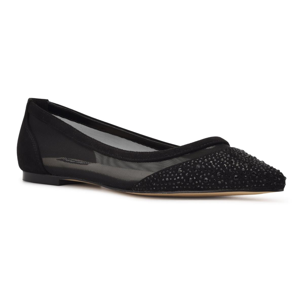 Ballerinas Nine West Bogus Pointy Toe Mujer Negras Negras | 5940RGEXD