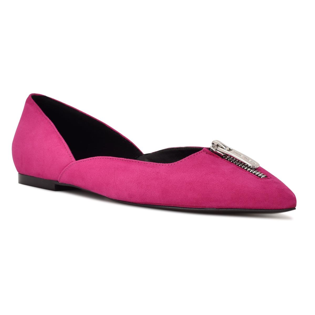 Ballerinas Nine West Brina Pointy Toe Mujer Rosas | 8379ZPEQD