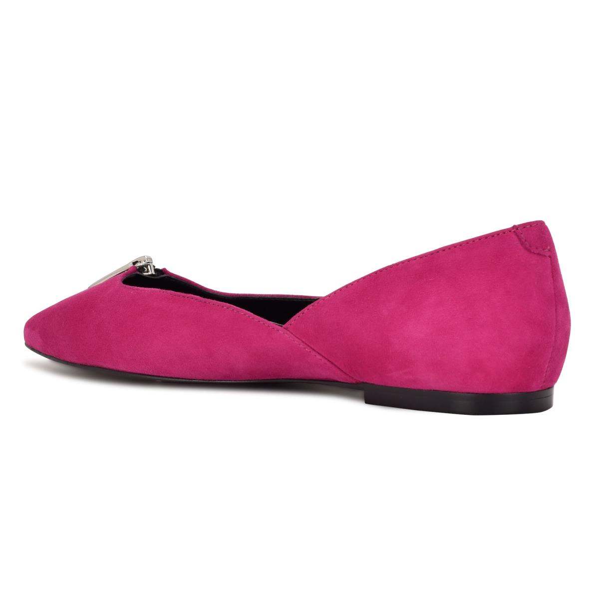 Ballerinas Nine West Brina Pointy Toe Mujer Rosas | 8379ZPEQD