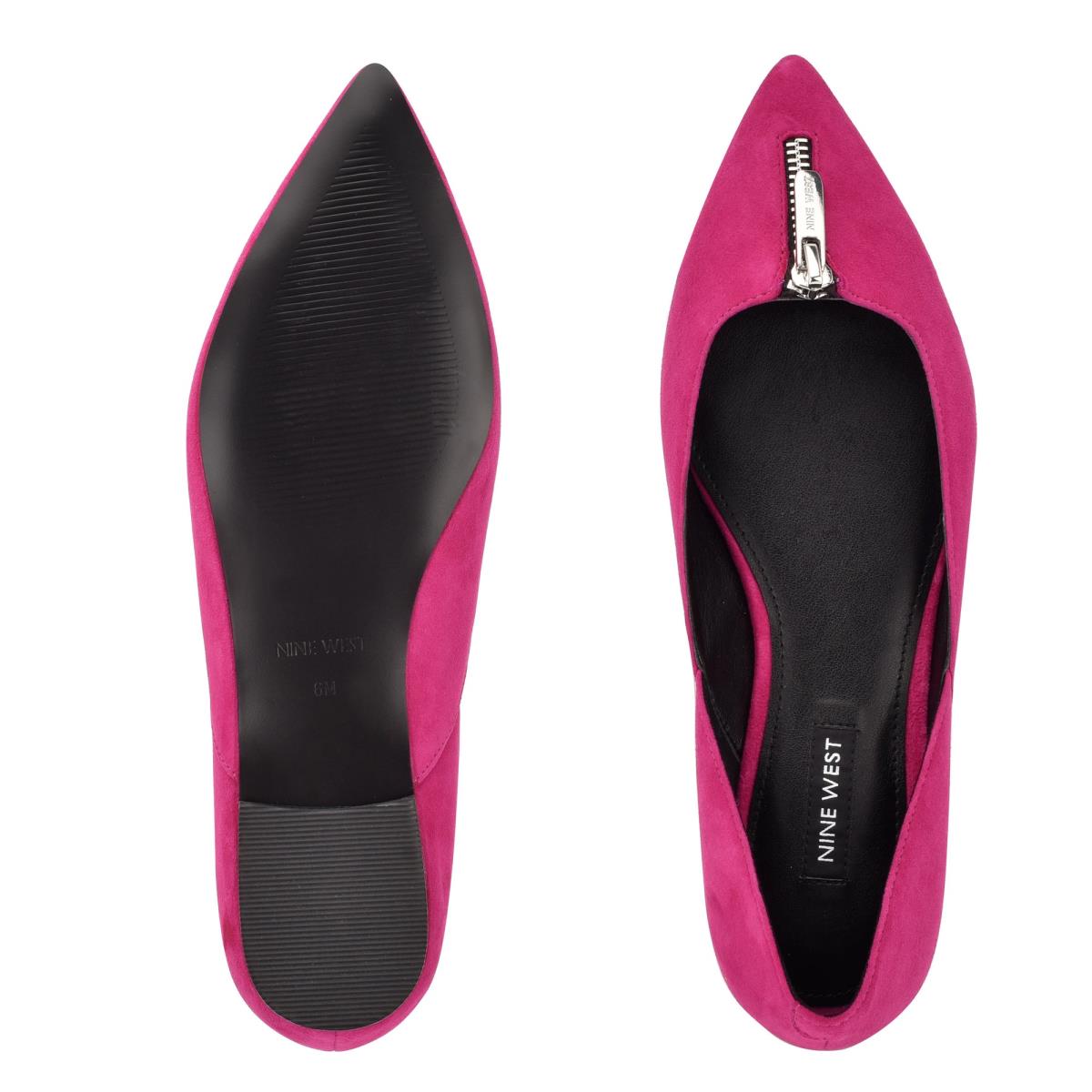 Ballerinas Nine West Brina Pointy Toe Mujer Rosas | 8379ZPEQD