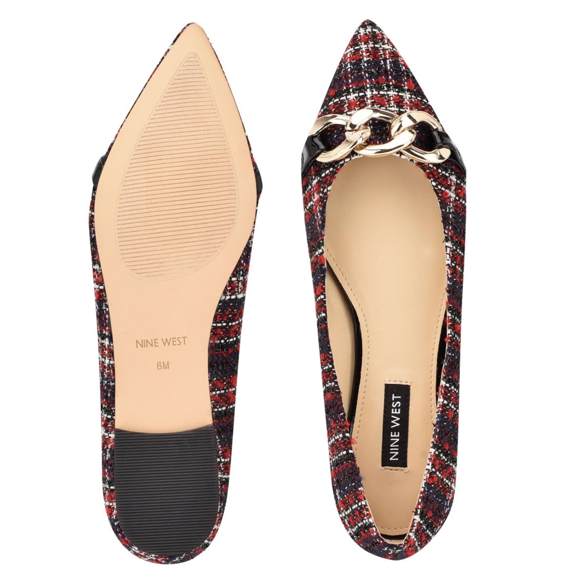 Ballerinas Nine West Brinks Pointy Toe Mujer Rojas | 1834QZIPL