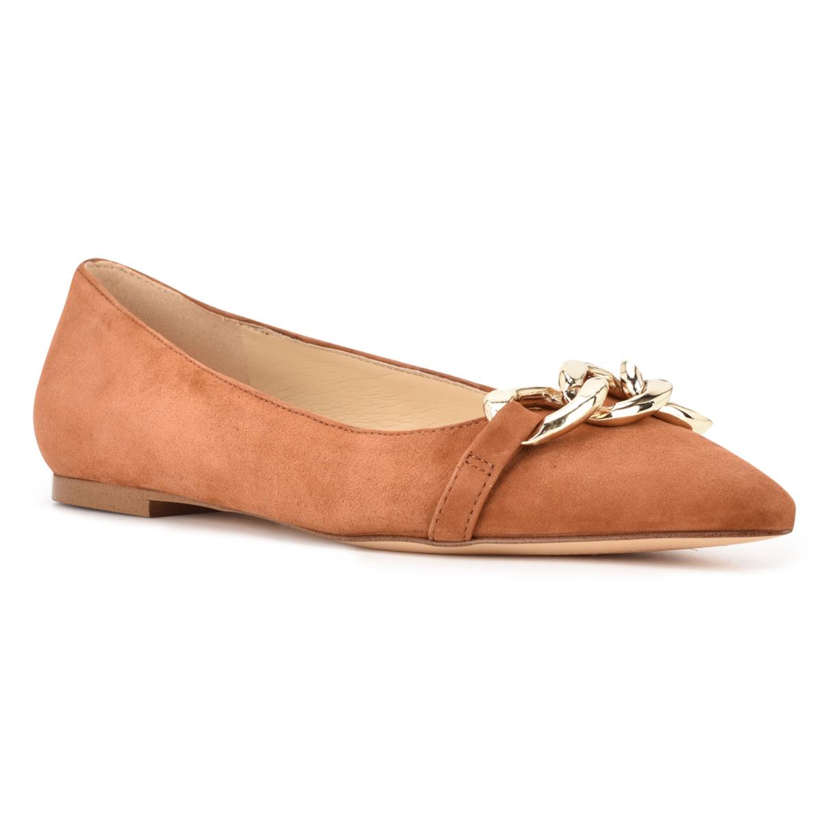 Ballerinas Nine West Brinks Pointy Toe Mujer Beige | 3712KCQWX