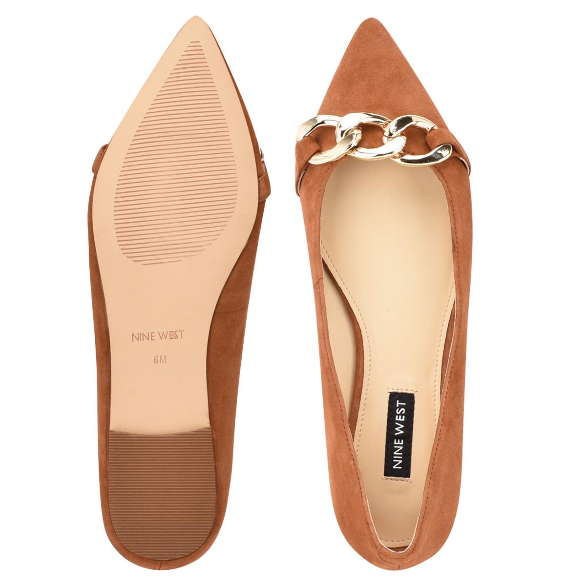 Ballerinas Nine West Brinks Pointy Toe Mujer Beige | 3712KCQWX