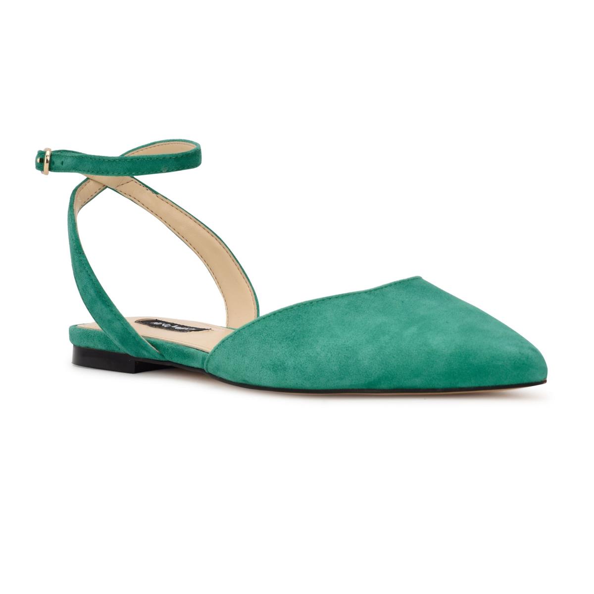 Ballerinas Nine West Briy Pointy Toe Mujer Verde | 3189ADXZR