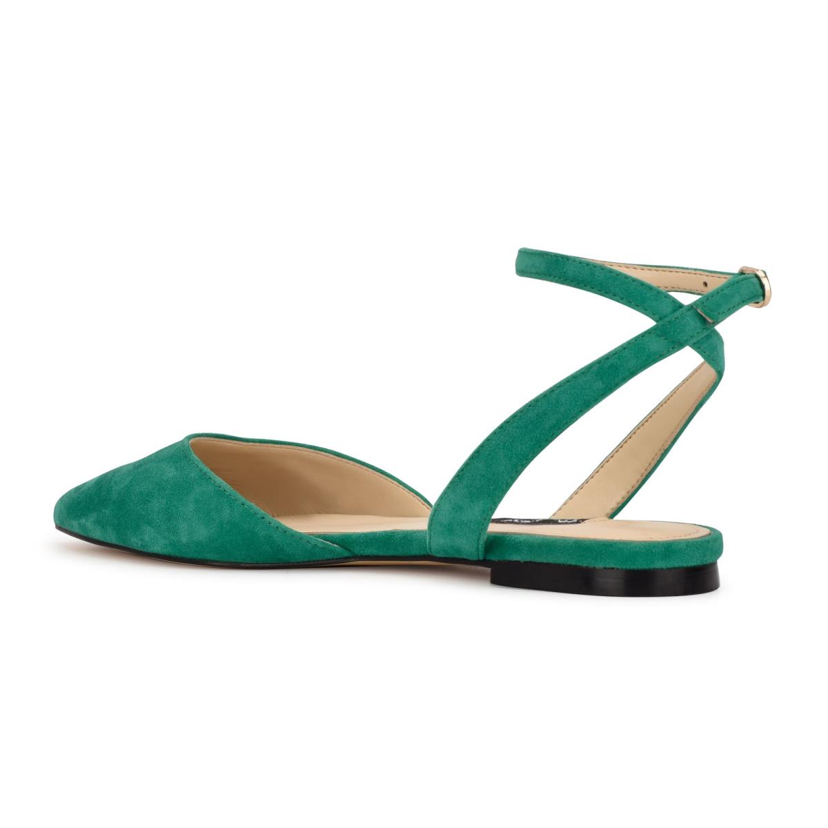 Ballerinas Nine West Briy Pointy Toe Mujer Verde | 3189ADXZR