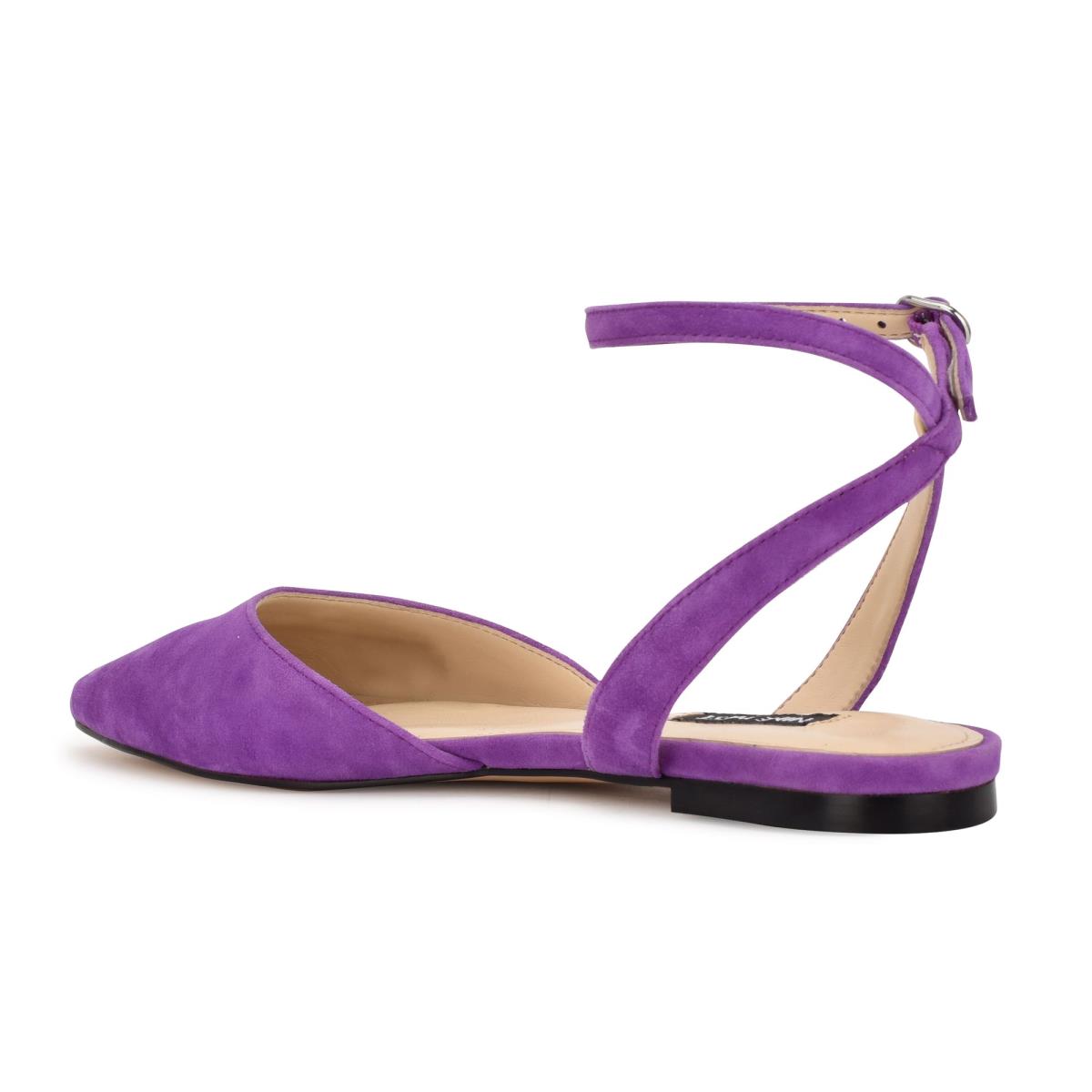 Ballerinas Nine West Briy Pointy Toe Mujer Moradas | 4963JXSCZ