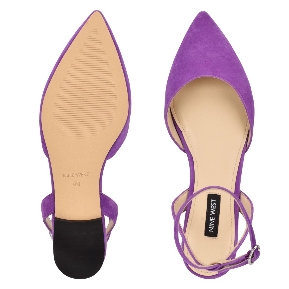 Ballerinas Nine West Briy Pointy Toe Mujer Moradas | 4963JXSCZ