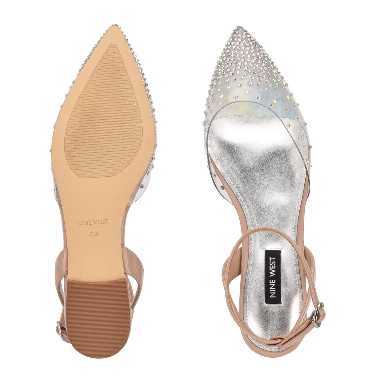 Ballerinas Nine West Briya Pointy Toe Mujer Beige | 7951WESUP