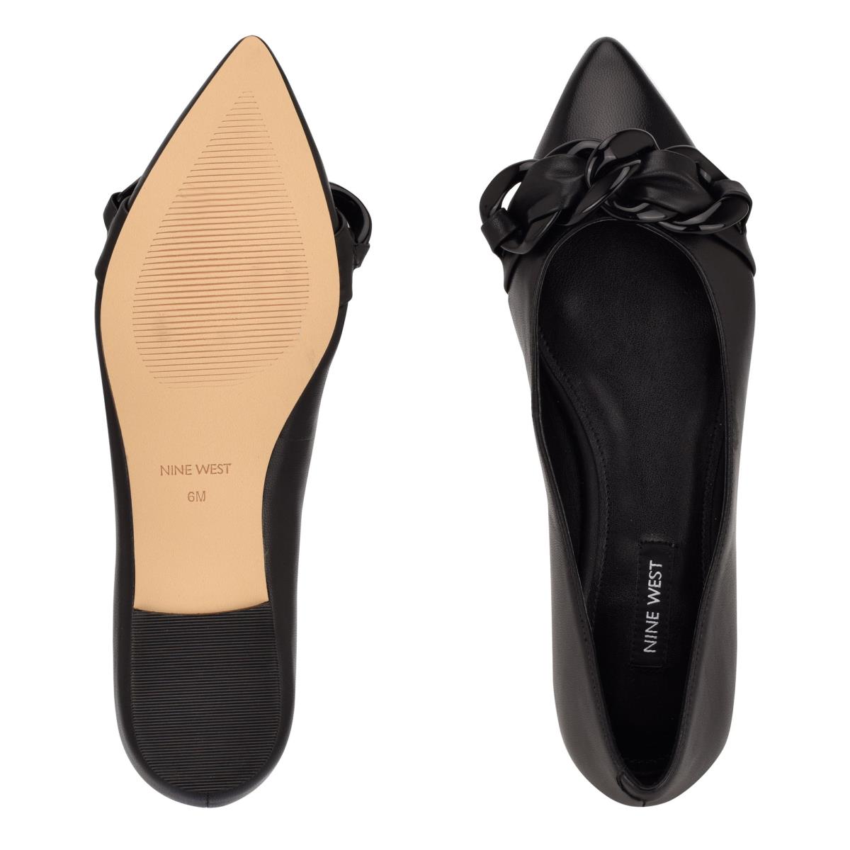 Ballerinas Nine West Buyme Pointy Toe Mujer Negras | 1506CNSPV