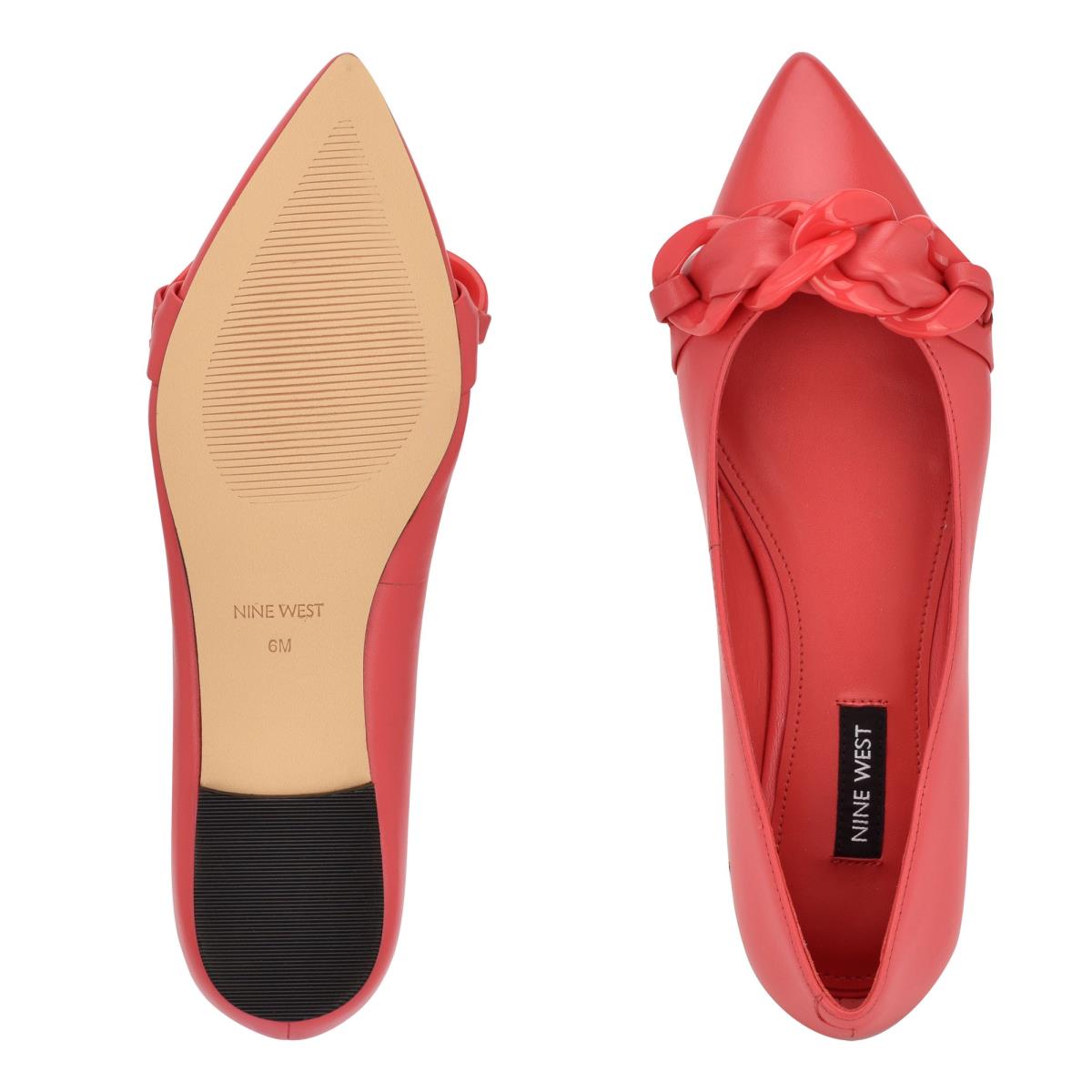 Ballerinas Nine West Buyme Pointy Toe Mujer Coral | 2074GPXOF