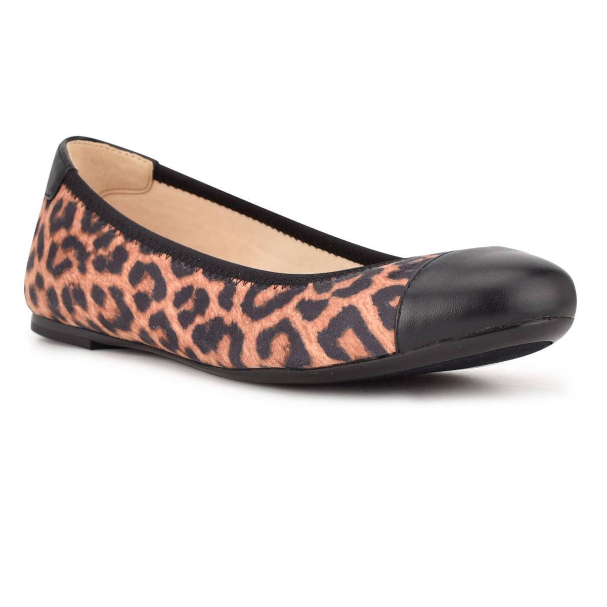 Ballerinas Nine West Capted Ballet Mujer Leopardo | 1946BXFGM