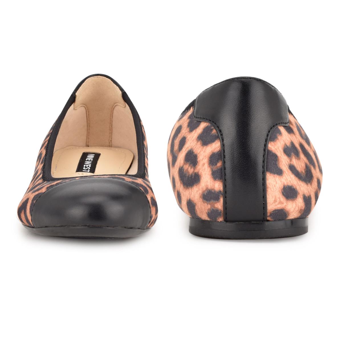 Ballerinas Nine West Capted Ballet Mujer Leopardo | 1946BXFGM