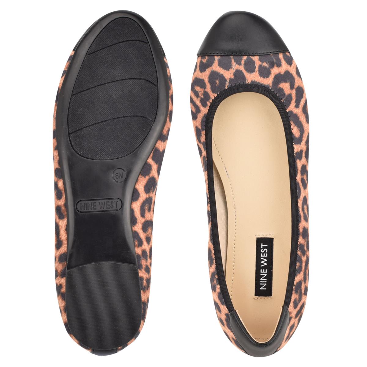 Ballerinas Nine West Capted Ballet Mujer Leopardo | 1946BXFGM