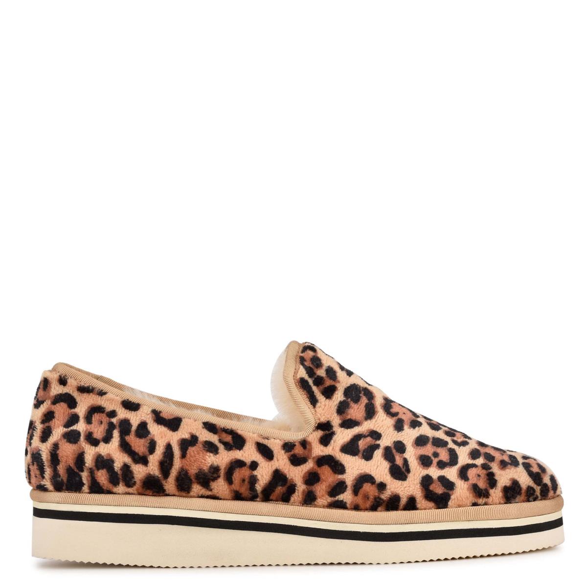 Ballerinas Nine West Laze Cozy Slip On Mujer Leopardo | 8795CKFAH