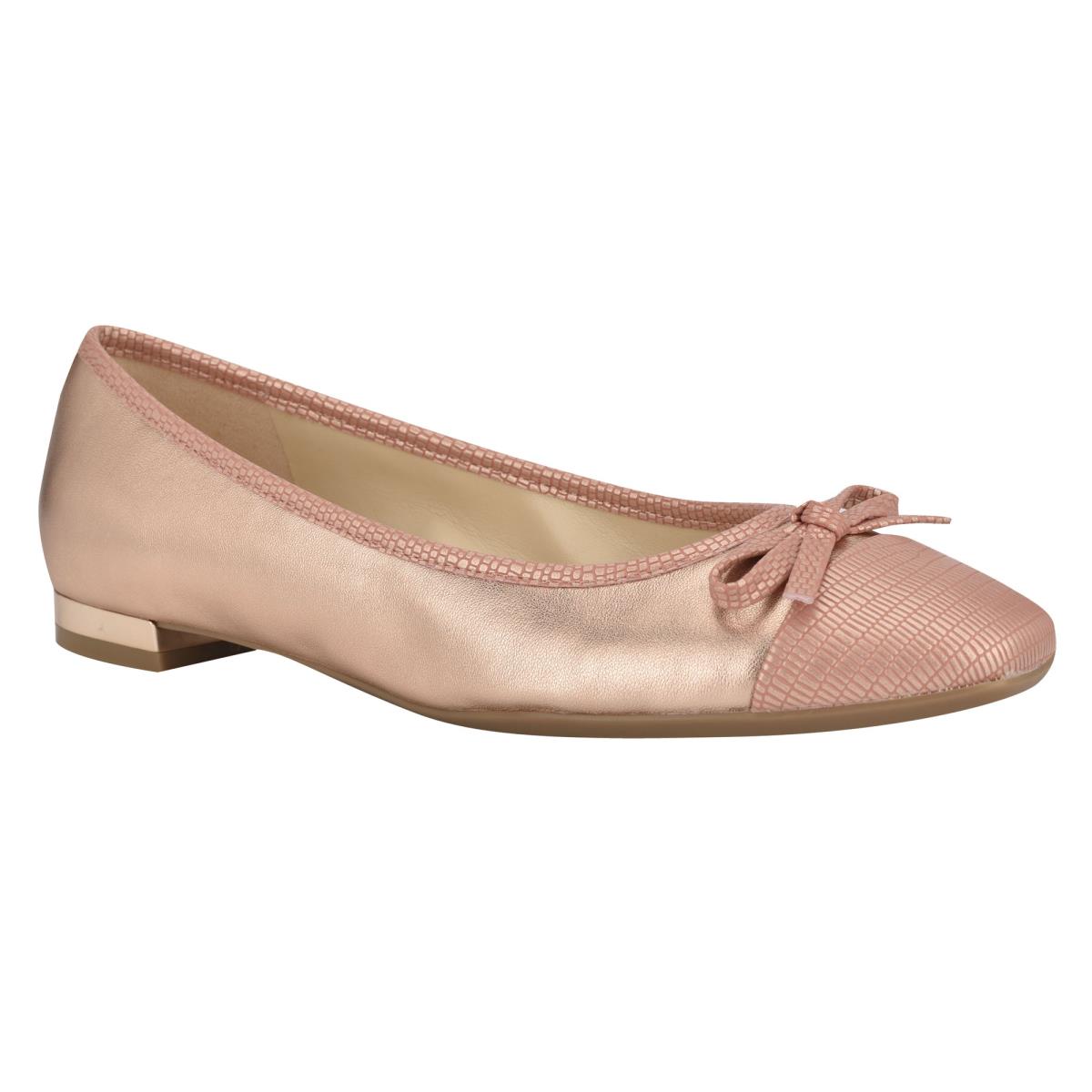 Ballerinas Nine West Olly 9x9 Ballet Mujer Rosas | 3826UXLTY