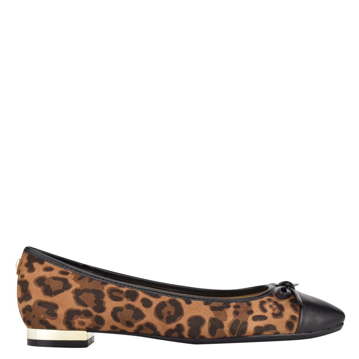 Ballerinas Nine West Olly 9x9 Ballet Mujer Leopardo | 7218SLGJM