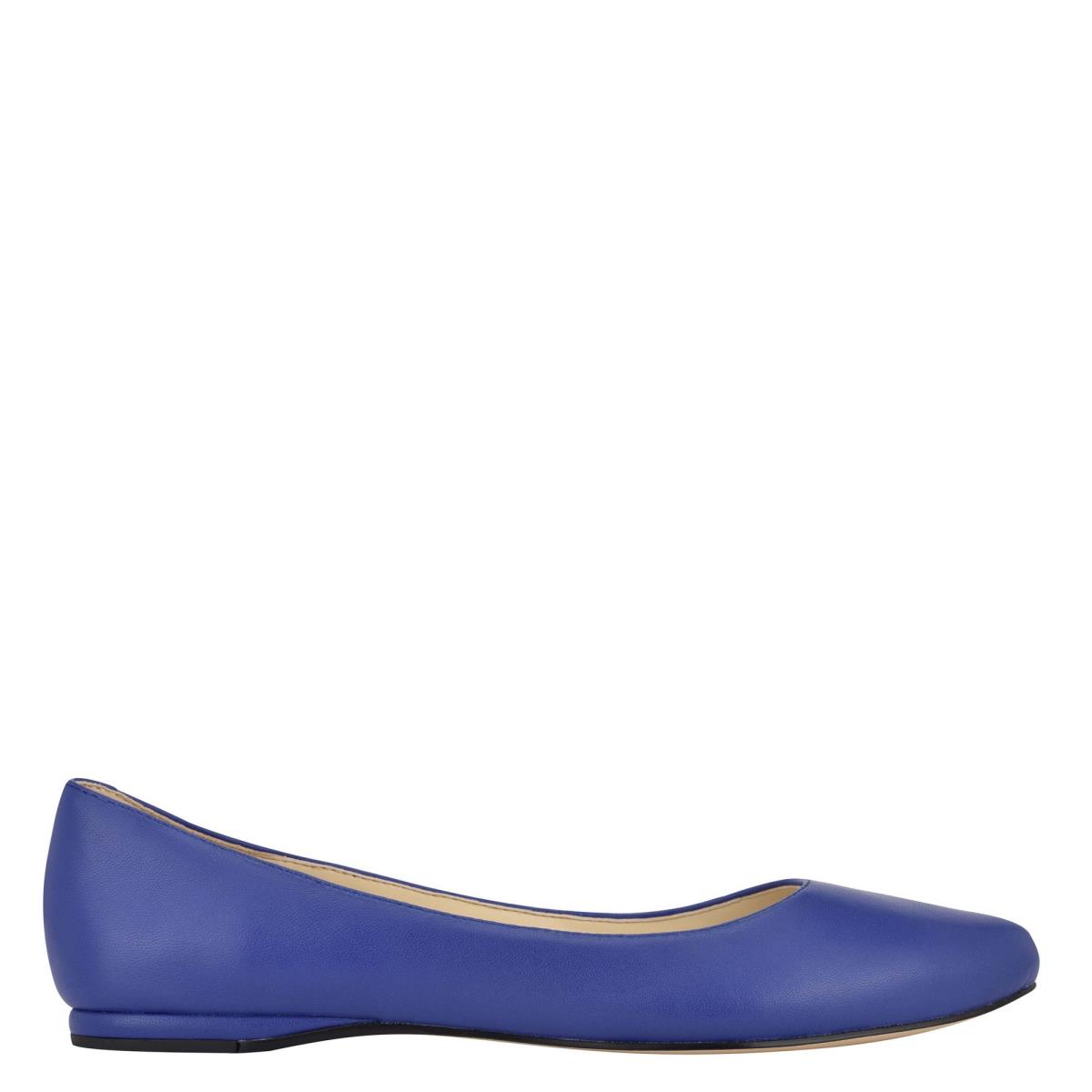 Ballerinas Nine West Speakup Almond Toe Mujer Azul Marino | 1052CYZVG