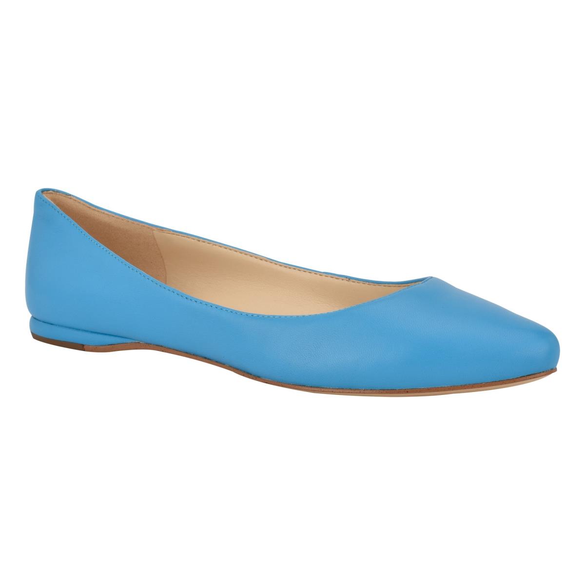 Ballerinas Nine West Speakup Almond Toe Mujer Azules | 1367CLNKH