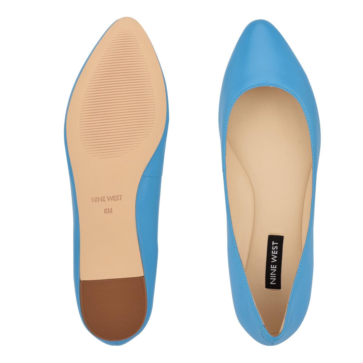 Ballerinas Nine West Speakup Almond Toe Mujer Azules | 1367CLNKH