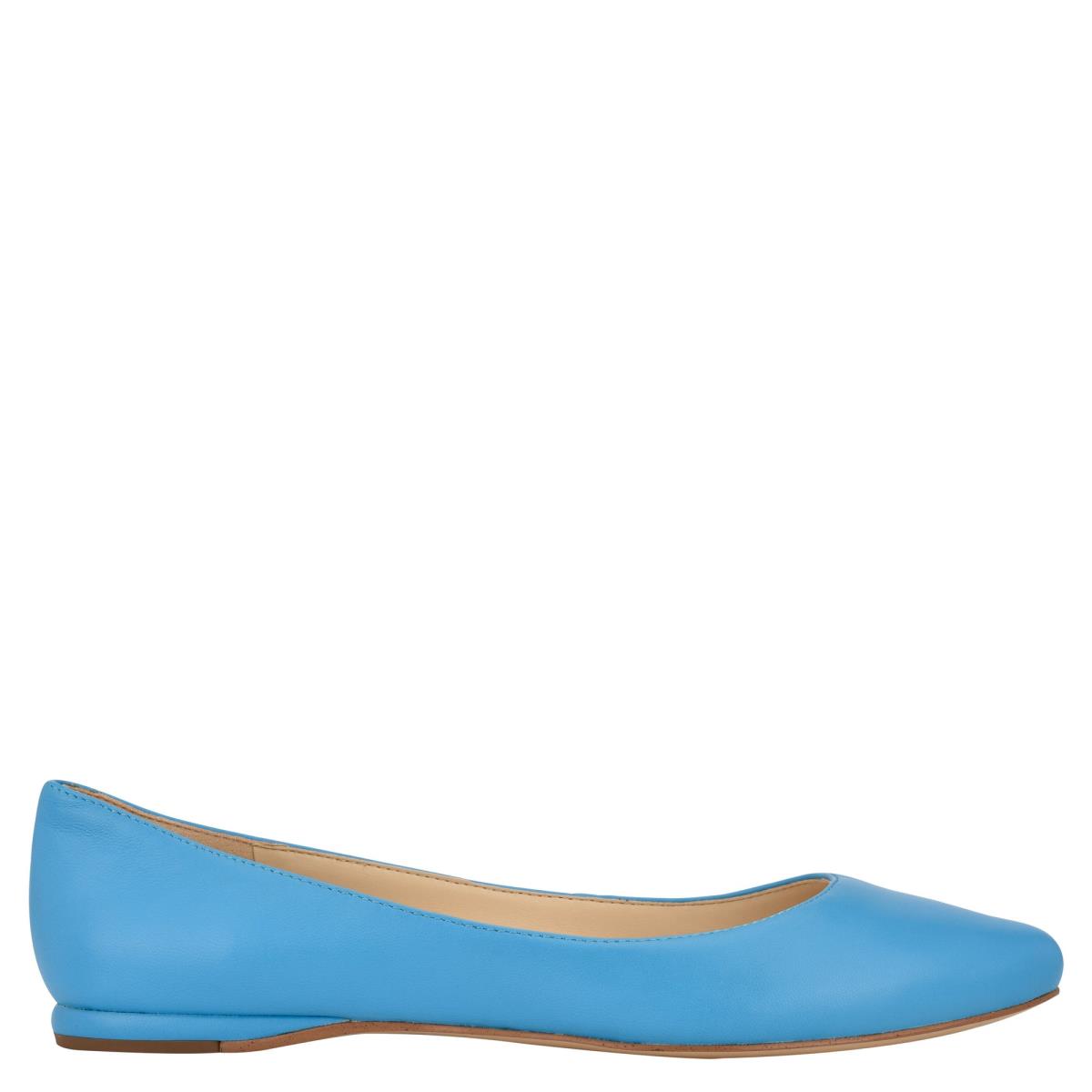 Ballerinas Nine West Speakup Almond Toe Mujer Azules | 1367CLNKH