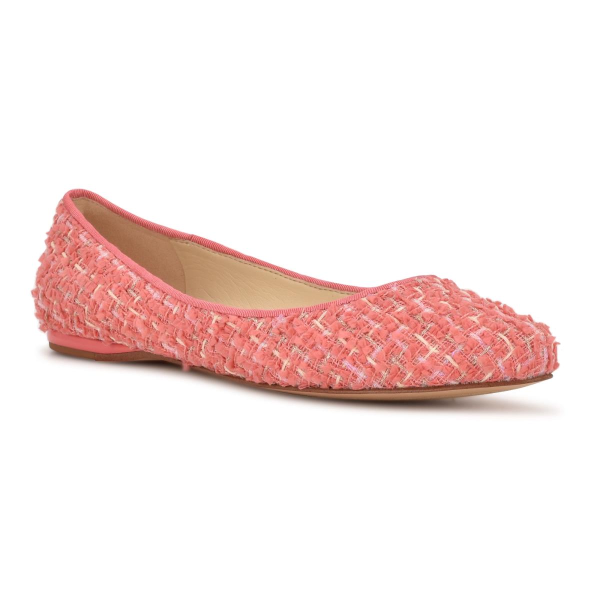 Ballerinas Nine West Speakup Almond Toe Mujer Coral | 1957GBTIF