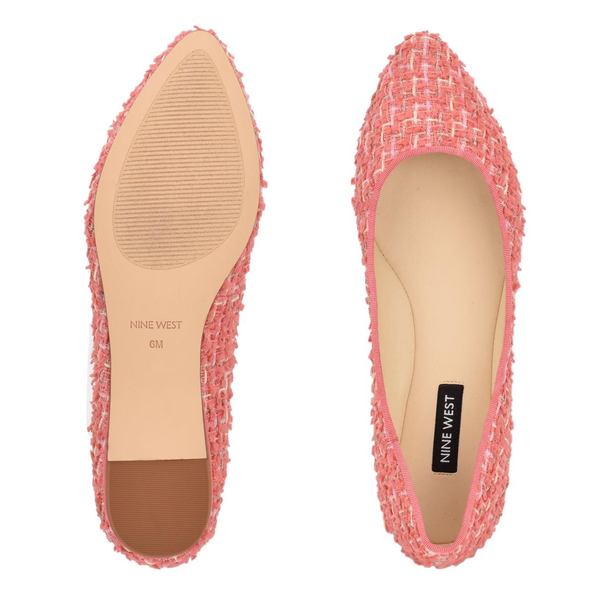 Ballerinas Nine West Speakup Almond Toe Mujer Coral | 1957GBTIF