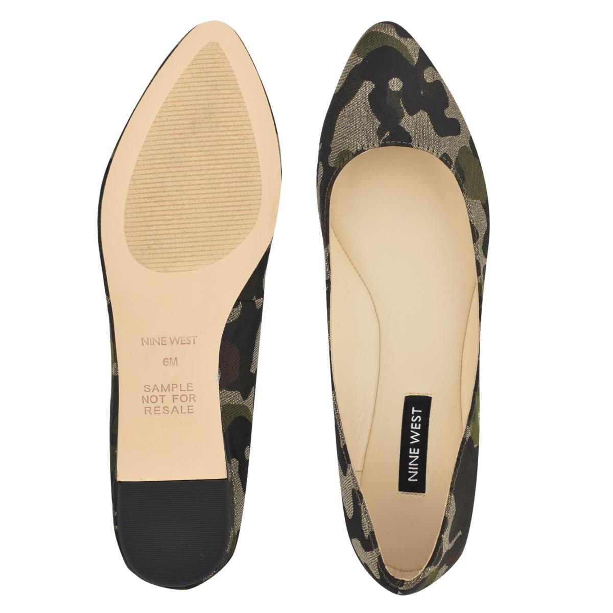 Ballerinas Nine West Speakup Almond Toe Mujer Verde Oliva | 5374PYZXI