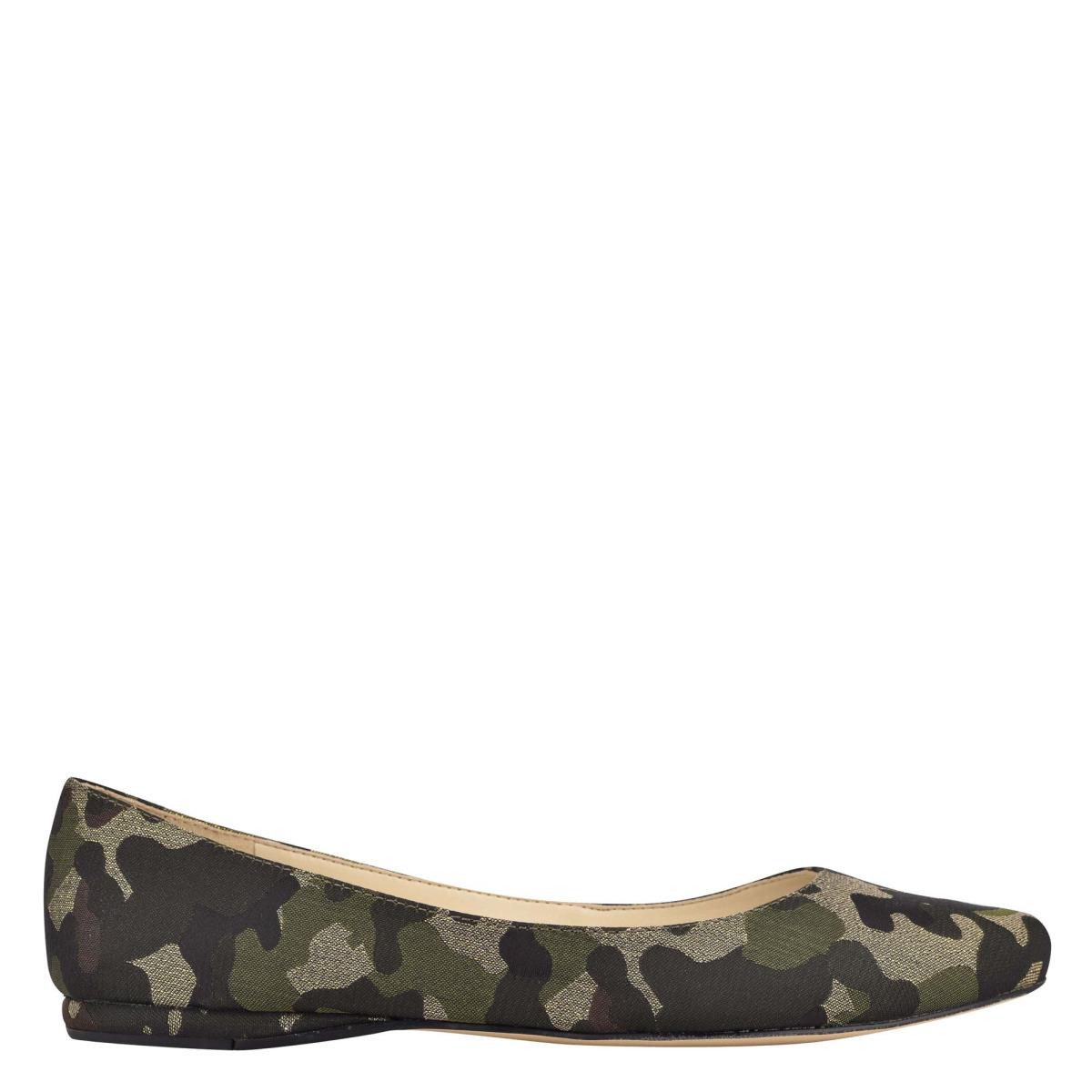 Ballerinas Nine West Speakup Almond Toe Mujer Verde Oliva | 5374PYZXI