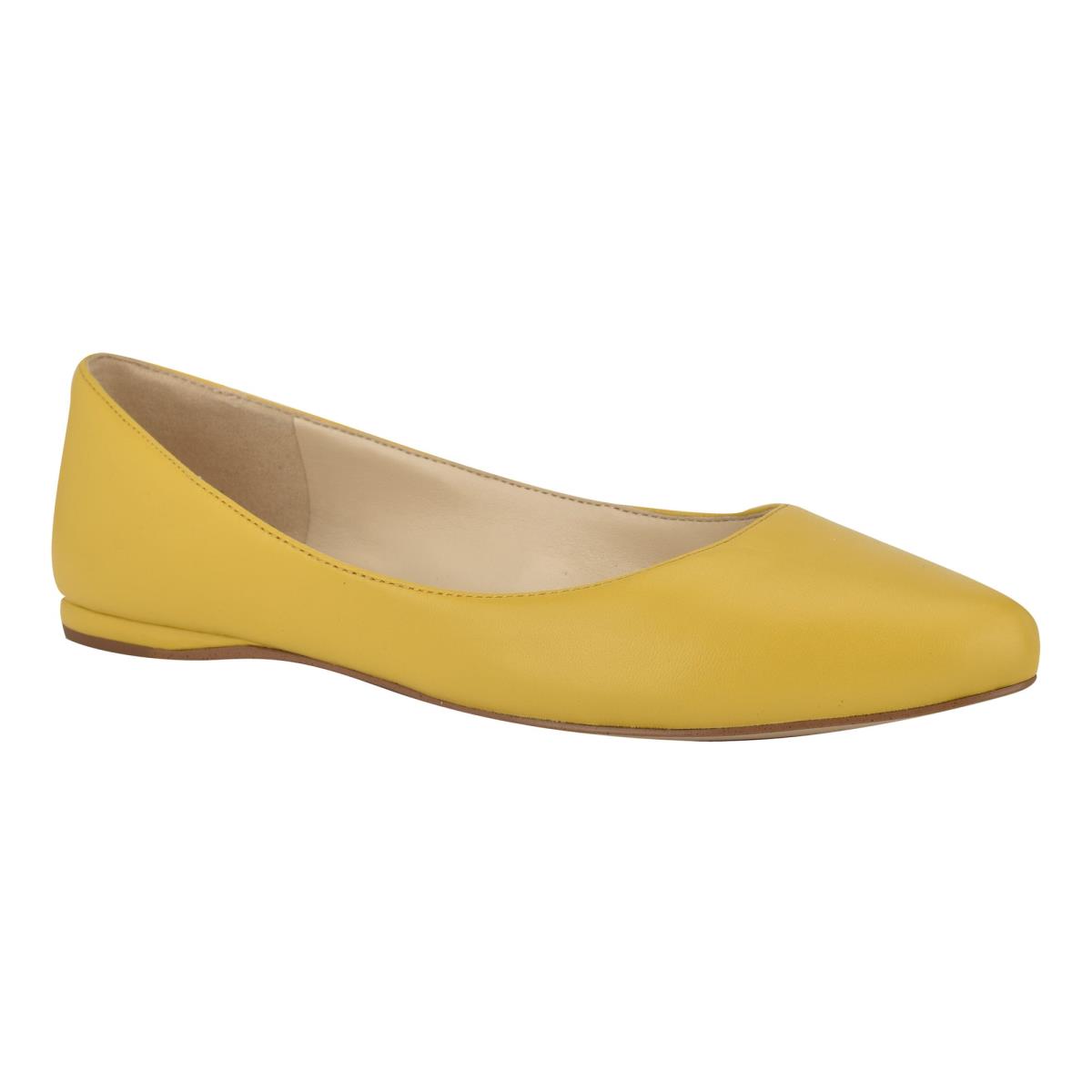 Ballerinas Nine West Speakup Almond Toe Mujer Amarillo | 8752NQKLU