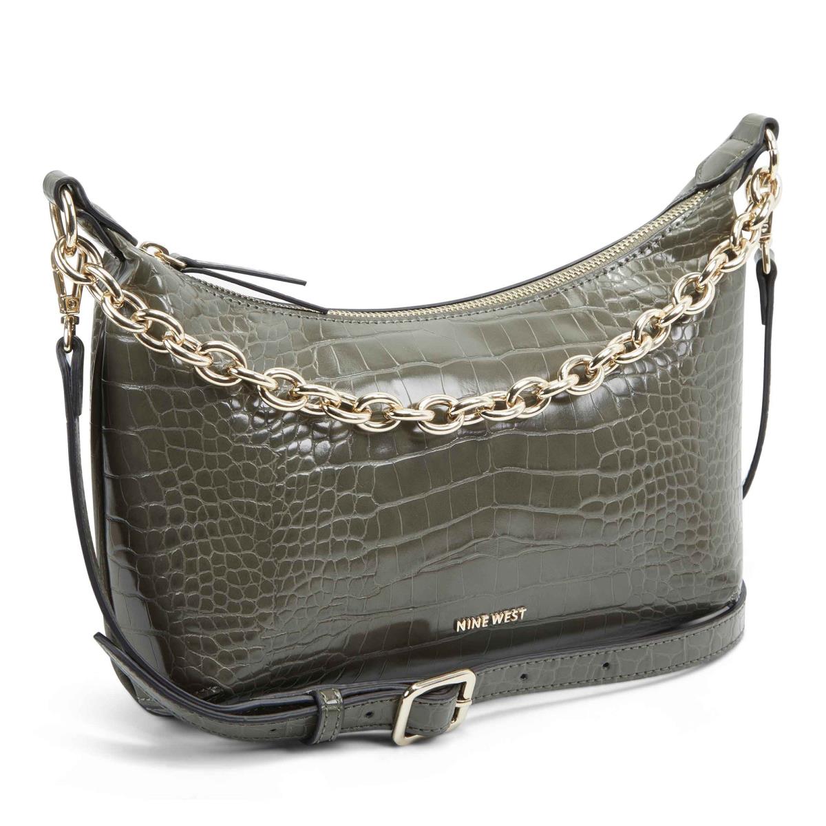 Bolsa De Hombro Nine West Ronnie Top Zip Shoulder Bag Mujer Serpent | 5107EBSXW