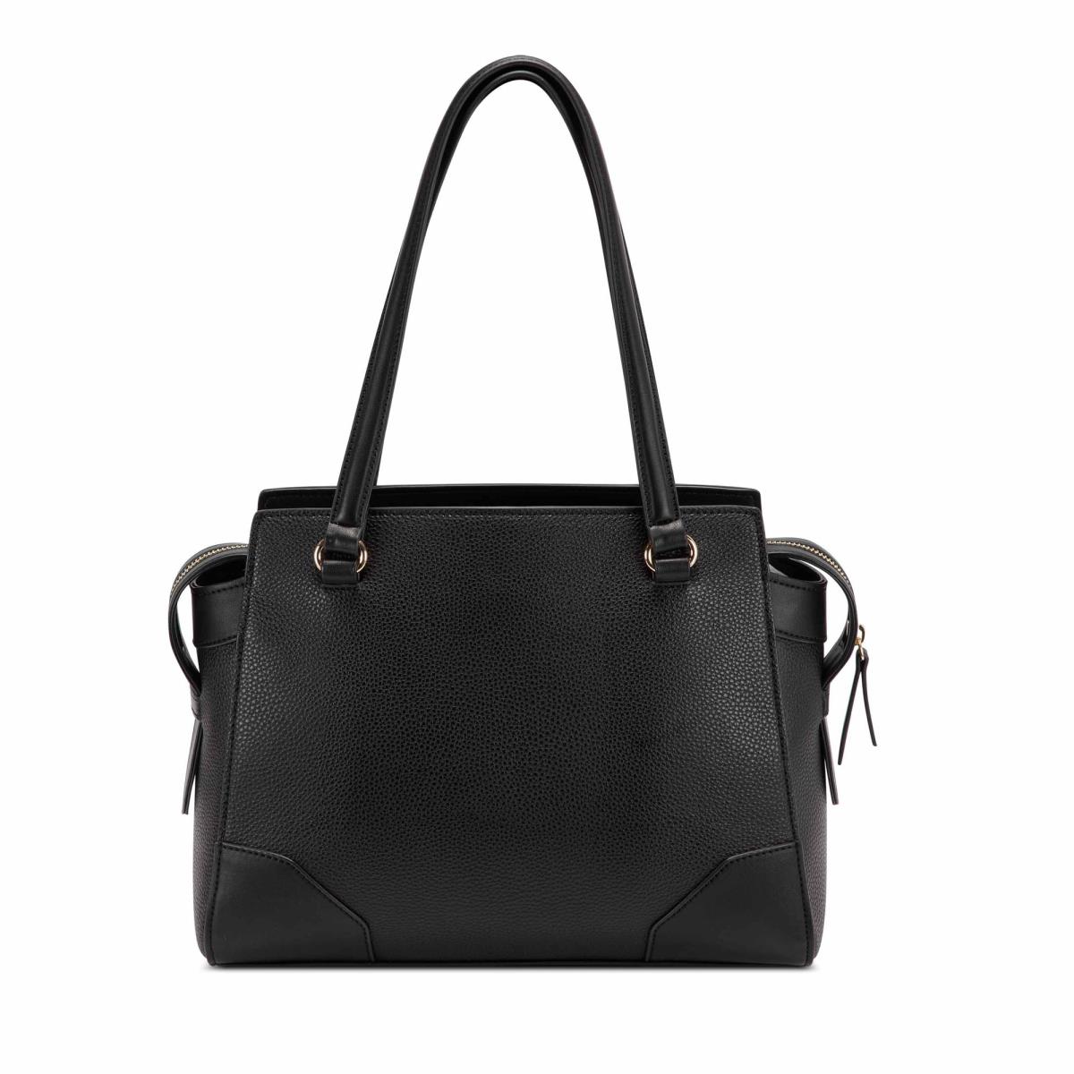 Bolso Satchel Nine West Brooklyn Jet Set Shldr Mujer Negras | 7409XHMAP