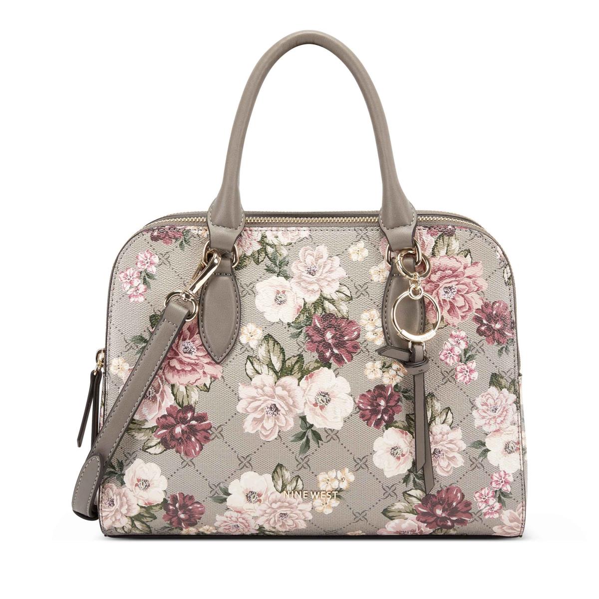 Bolso Satchel Nine West Cyra A List Mujer Flores | 1643NCSEU