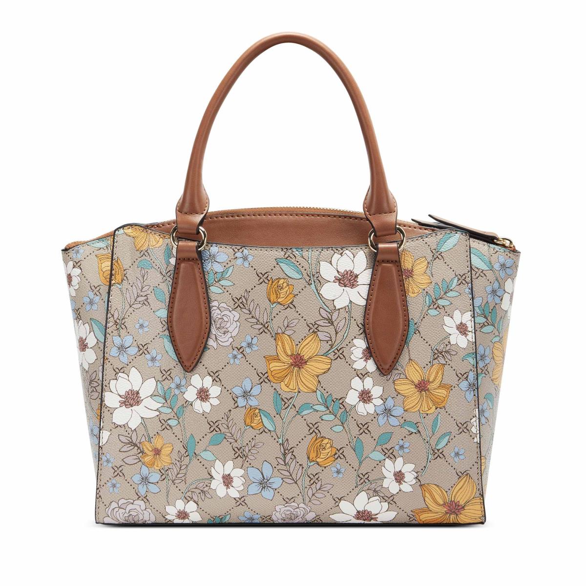 Bolso Satchel Nine West Paisley Jet Set Mujer Flores | 1854SMJHY