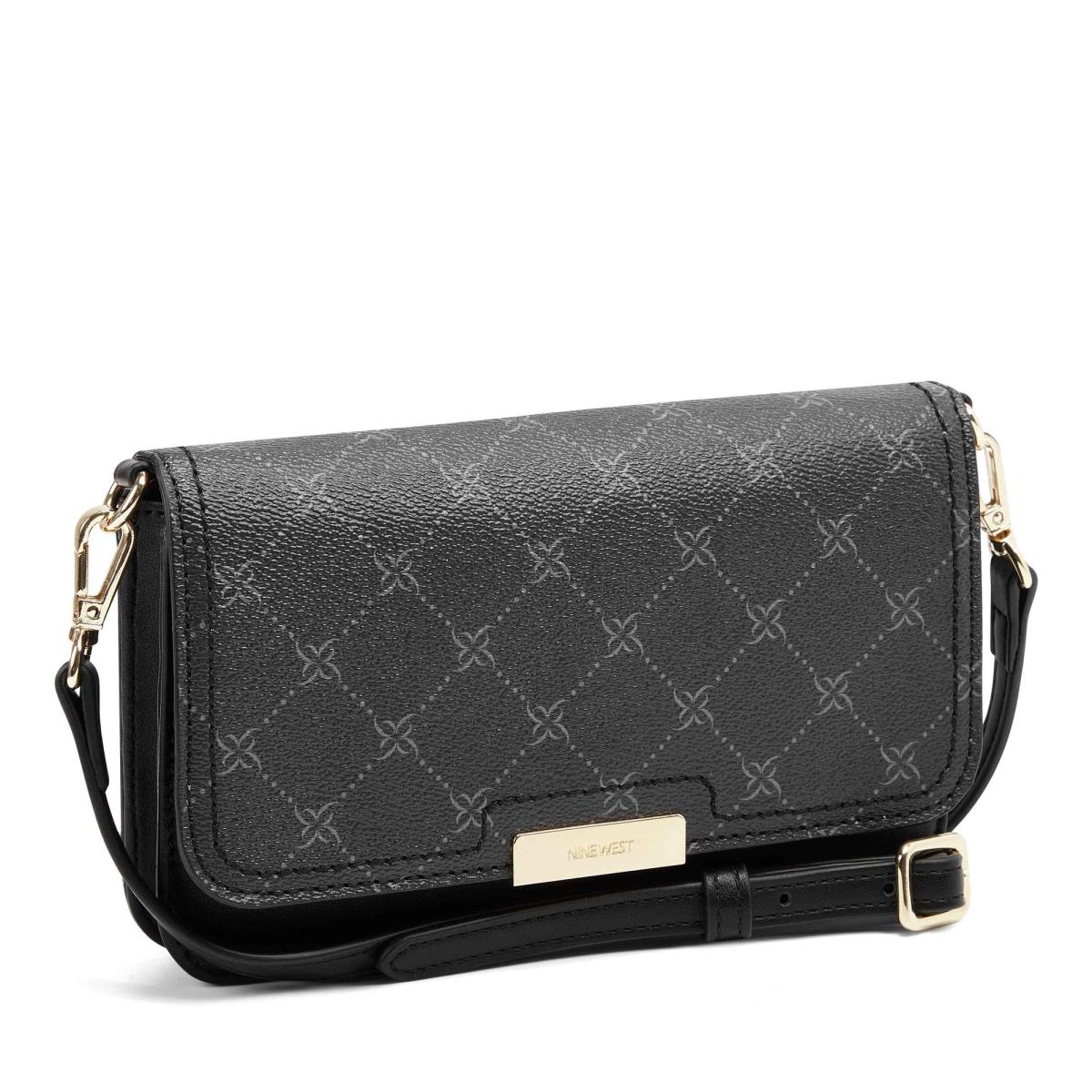 Bolsos Cruzados Nine West Lawson Wallet On A String Mujer Negras | 2568ZUQTY