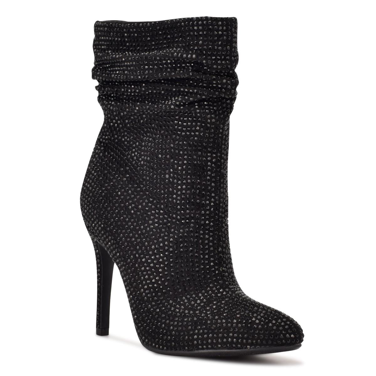 Booties Nine West Dazzle Dress Mujer Negras | 4972YRWTS