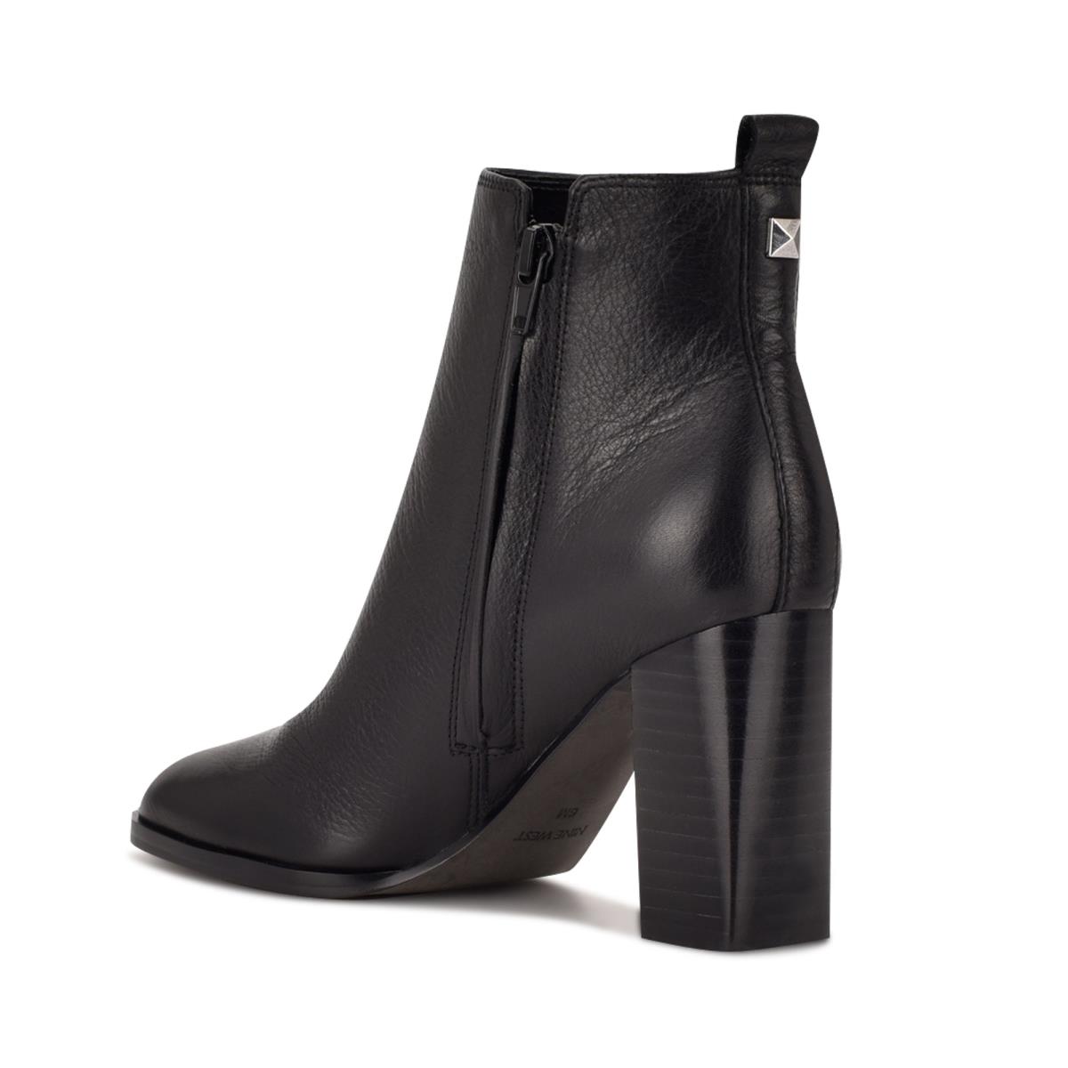 Booties Nine West Dips Block Heel Mujer Negras | 2589AJDVZ