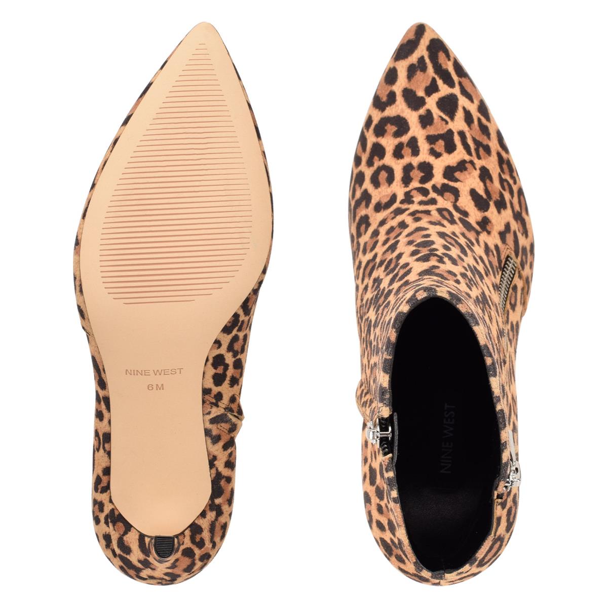 Booties Nine West Fast Dress Mujer Leopardo | 3068LQTEZ