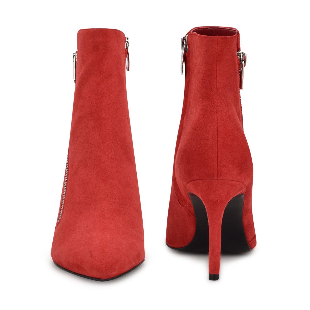 Booties Nine West Fast Dress Mujer Rojas | 2859WMELC