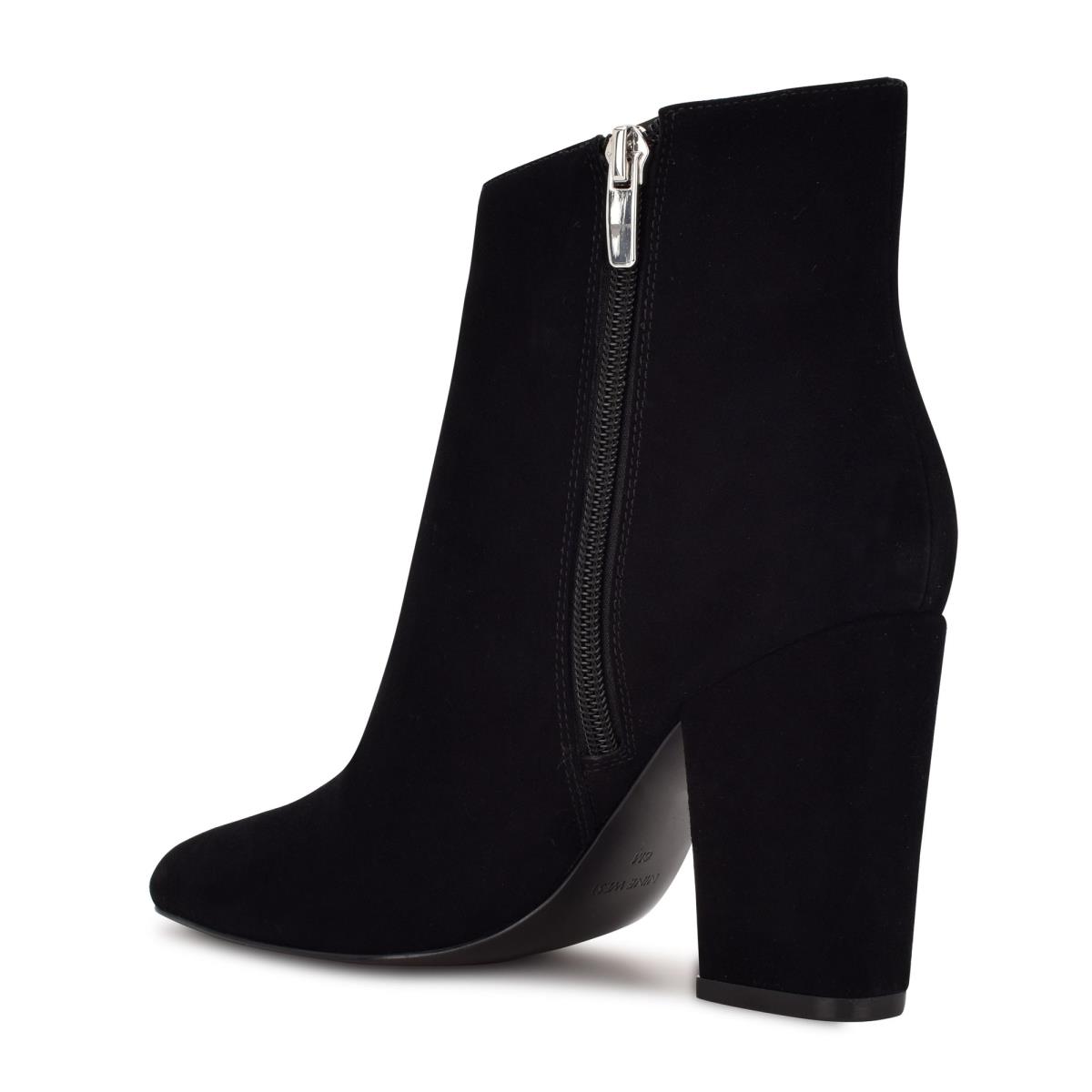 Booties Nine West Glorya Heeled Mujer Negras | 8031MSGXZ