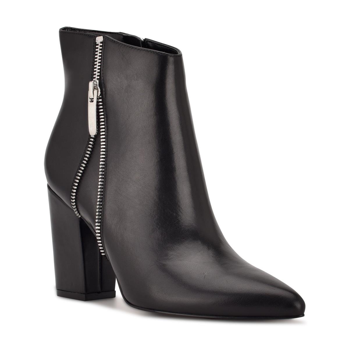 Booties Nine West Glorya Heeled Mujer Negras | 8910GHJDI