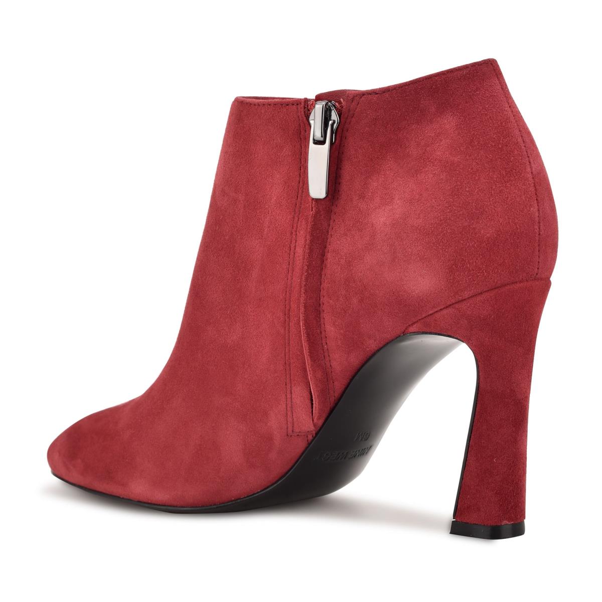 Booties Nine West Raze Dress Mujer Burdeos | 3780FOYSJ