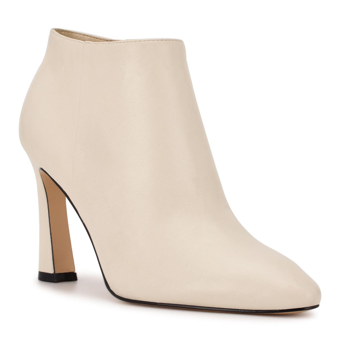 Booties Nine West Raze Dress Mujer Creme | 7650ZTHOG