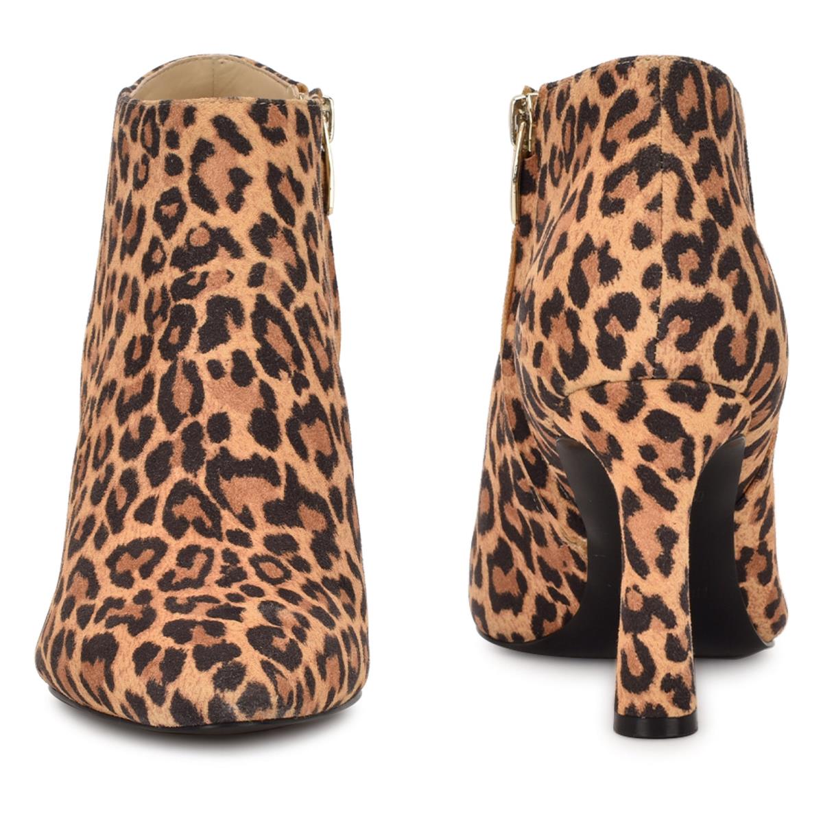 Booties Nine West Raze Dress Mujer Leopardo | 4061FTNOM