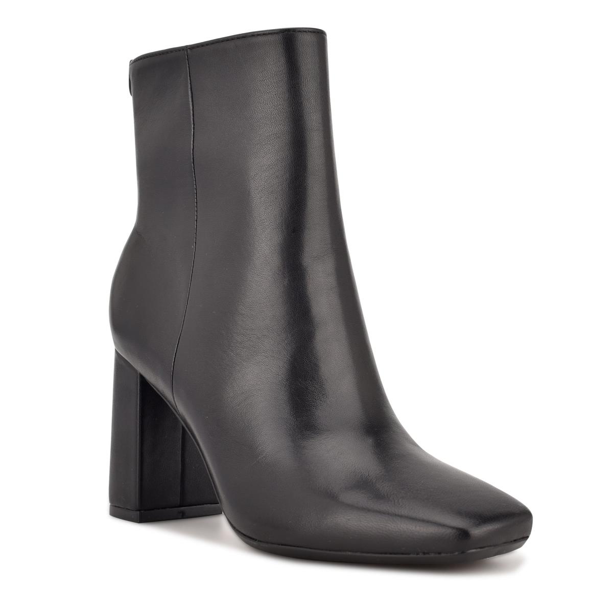 Booties Nine West Sardo 9x9 Heeled Mujer Negras | 7649LNOEB