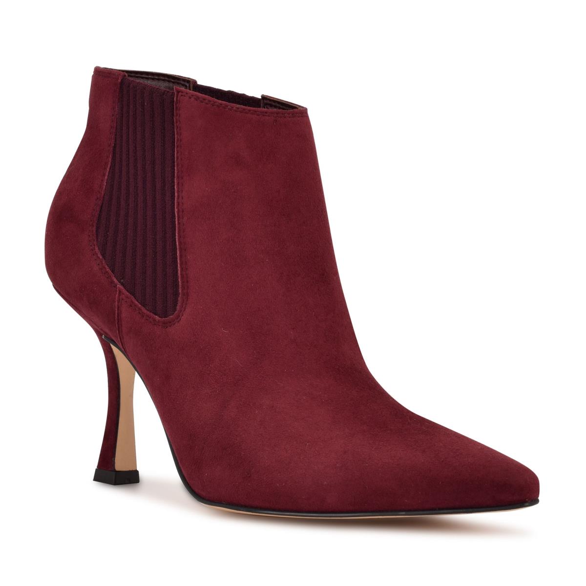 Booties Nine West Sofia Dress Mujer Burdeos | 0187GKSPB