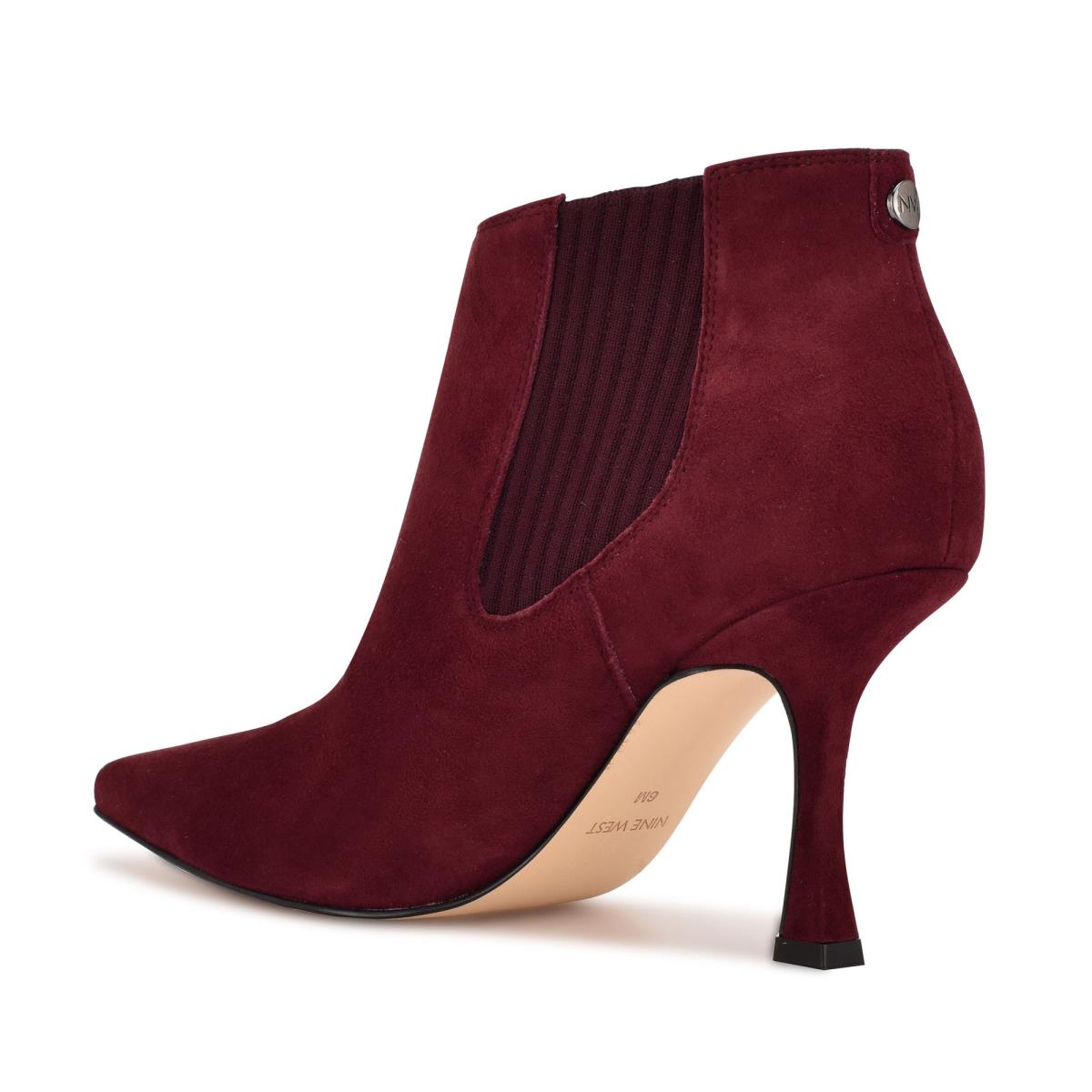 Booties Nine West Sofia Dress Mujer Burdeos | 0187GKSPB